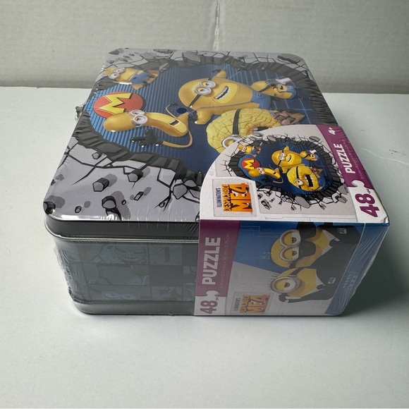 Despicable Me Minions 48-Piece Puzzle in Tin with Handle, for Families and Kids - Picture 7 of 8